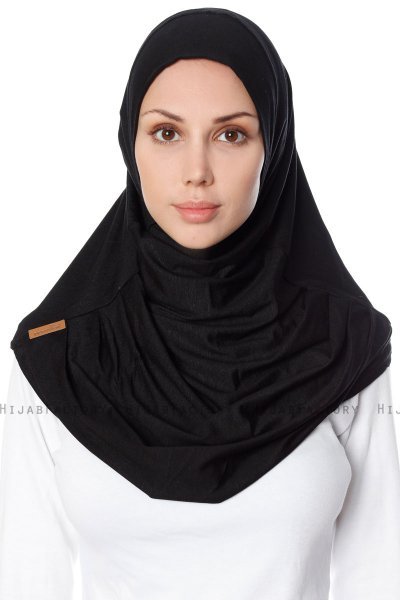 Ava - Sort One-Piece Al Amira Hijab - Ecardin