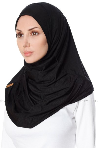 Ava - Sort One-Piece Al Amira Hijab - Ecardin