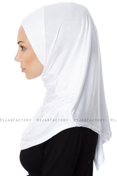 Ava - Hvid One-Piece Al Amira Hijab - Ecardin