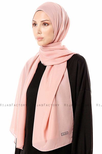 Ayla - Gammelrosa Chiffon Hijab