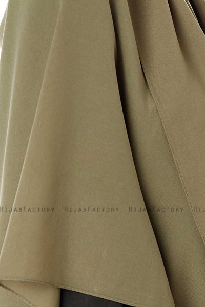 Ayla - Khaki Chiffon Hijab