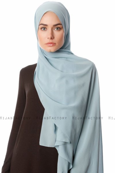 Ayla - Lys Petrol Chiffon Hijab