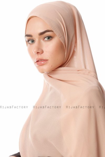 Ayla - Lysebrun Chiffon Hijab