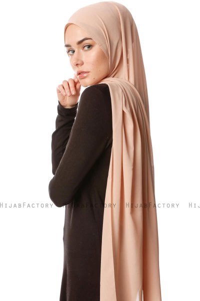 Ayla - Lysebrun Chiffon Hijab