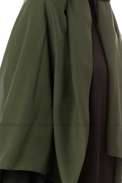 Ayla - Mørkegrøn Chiffon Hijab