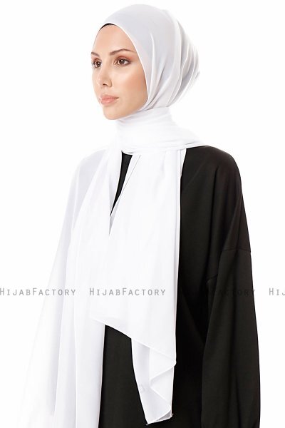 Ayla - Hvid Chiffon Hijab