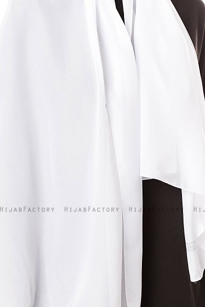 Ayla - Hvid Chiffon Hijab