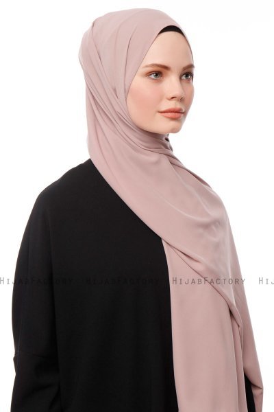 Aylin - Gammelrosa Medine Silk Hijab - Gülsoy