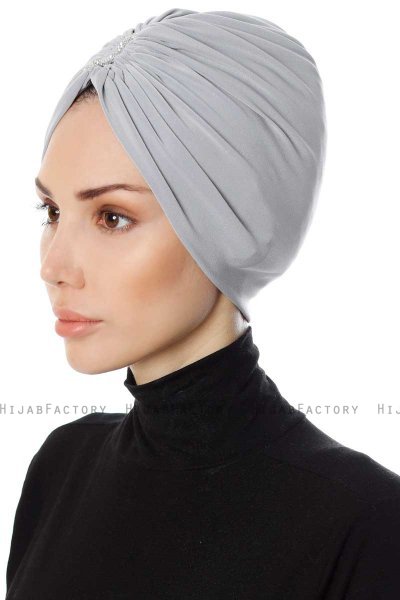 Aynur - Lysegrå Turban