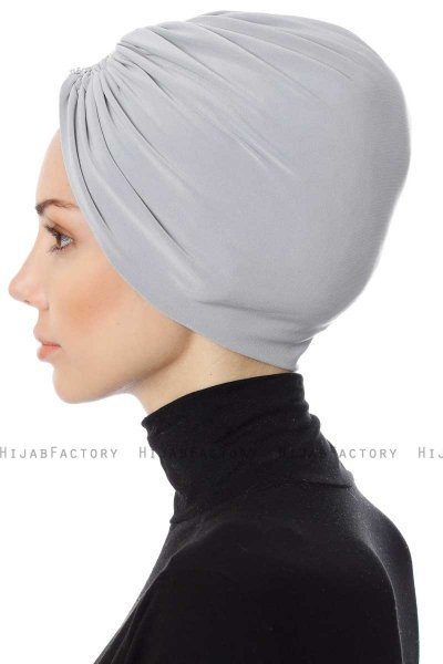 Aynur - Lysegrå Turban