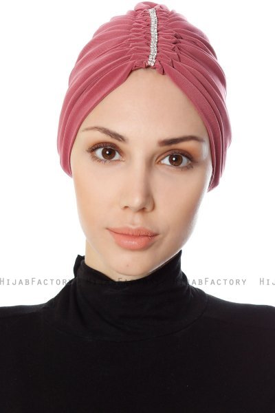 Aynur - Mørkrosa Turban