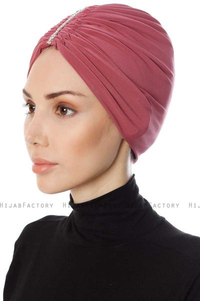 Aynur - Mørkrosa Turban