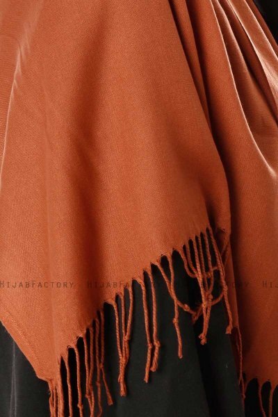 Aysel - Brun Pashmina Hijab - Gülsoy