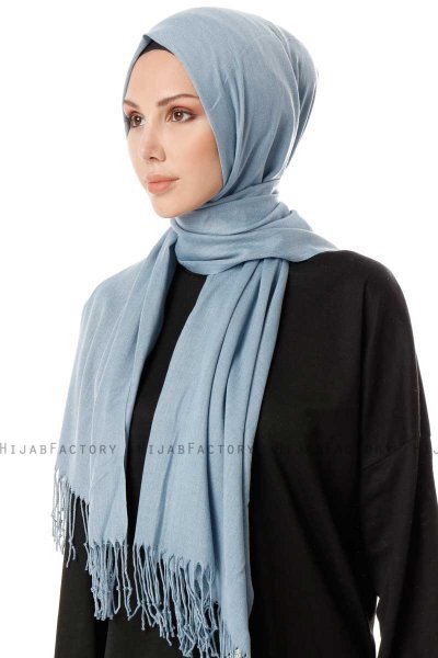 Aysel - Indigo Pashmina Hijab - Gülsoy