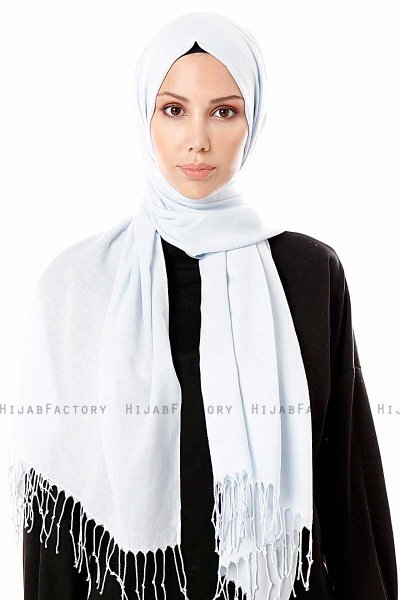 Aysel - Lyseblå Pashmina Hijab - Gülsoy