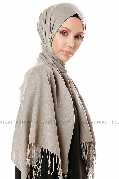 Aysel - Lysegrøn Pashmina Hijab - Gülsoy