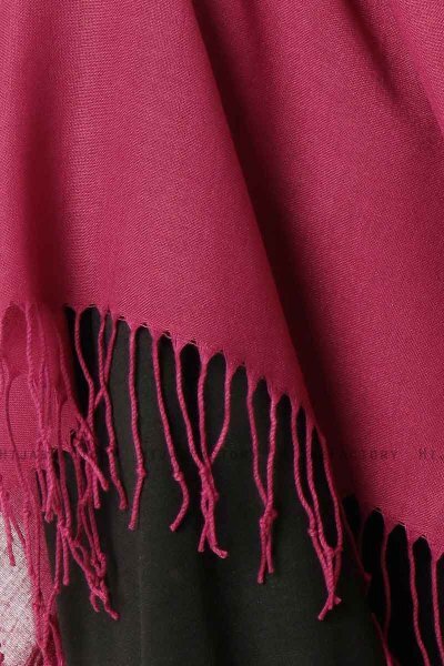 Aysel - Mørke Lilla Pashmina Hijab - Gülsoy