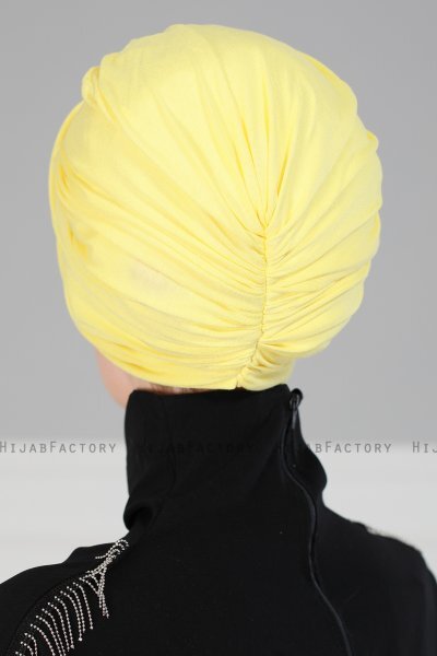 Fiona - Gul Bomuld Turban - Ayse Turban