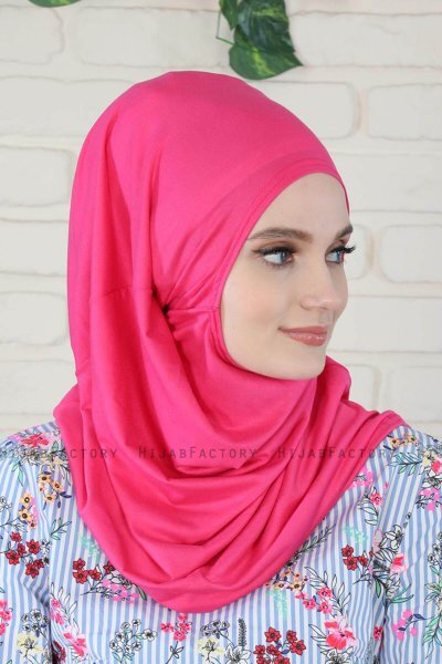 Wilda - Fuchsia Bomuld Hijab