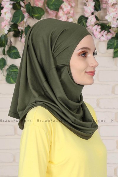 Wilda - Khaki Bomuld Hijab