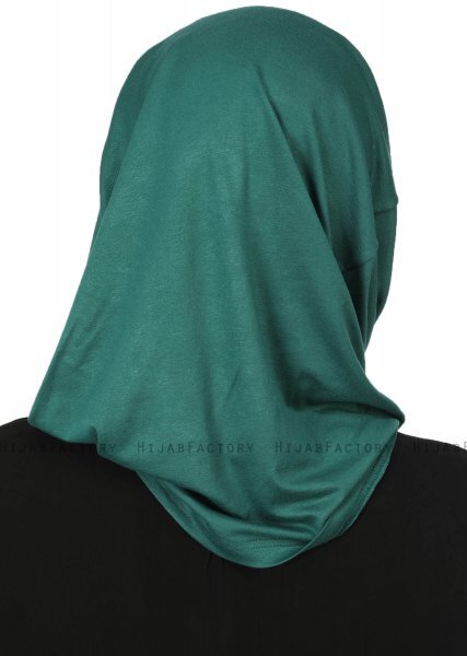 Wilda - Mørkegrøn Bomuld Hijab