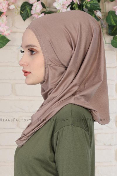 Wilda - Taupe Bomuld Hijab