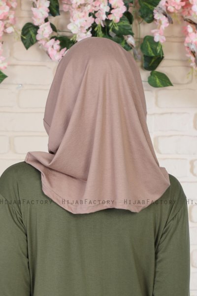 Wilda - Taupe Bomuld Hijab