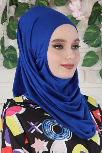Wilda - Blå Bomuld Hijab