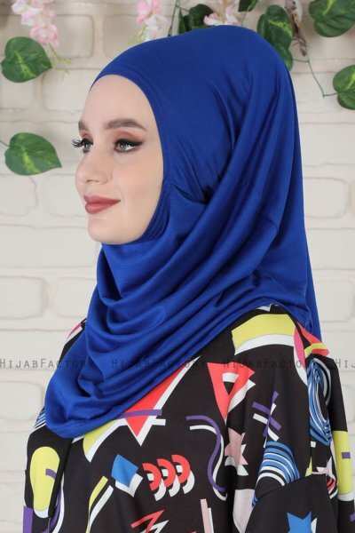Wilda - Blå Bomuld Hijab