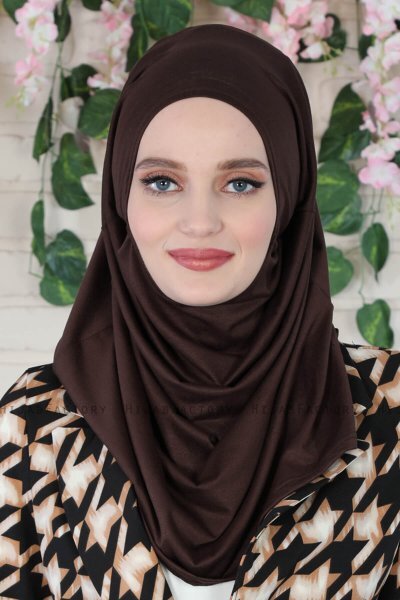 Wilda - Brun Bomuld Hijab