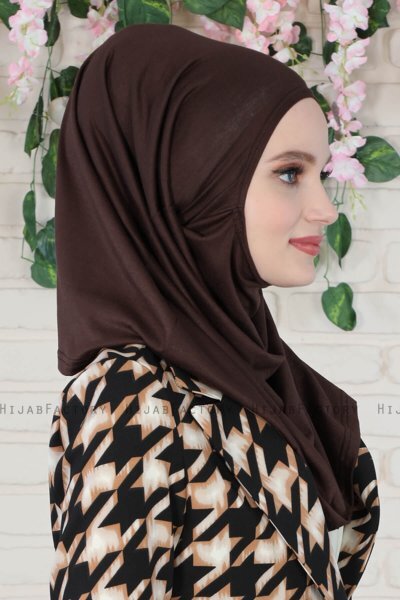 Wilda - Brun Bomuld Hijab