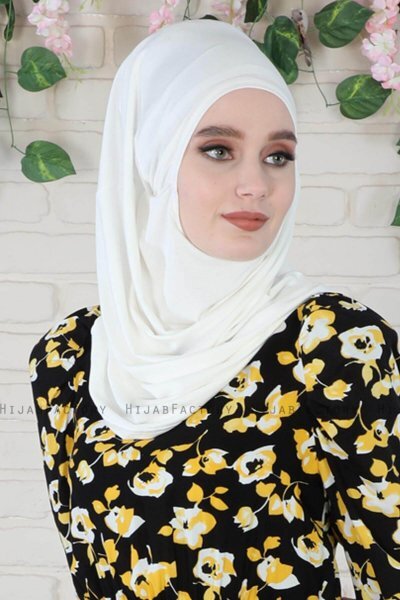 Wilda - Creme Bomuld Hijab