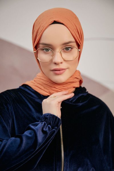 Serap - Murstensrød Bamboo Crash Hijab