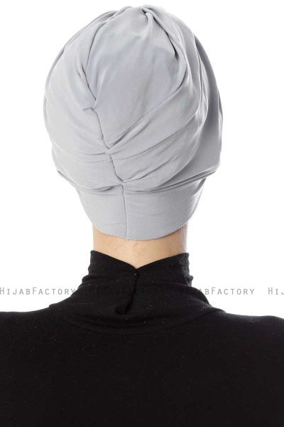 Bahar - Lysegrå Turban
