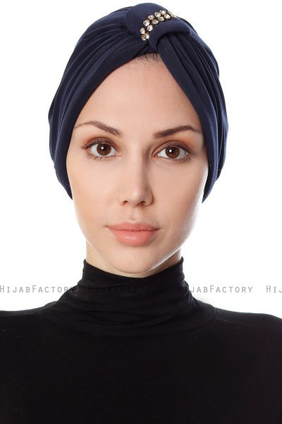 Bahar - Marine Blå Turban