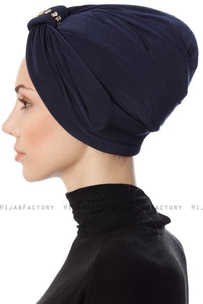 Bahar - Marine Blå Turban