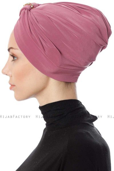 Bahar - Mørkrosa Turban