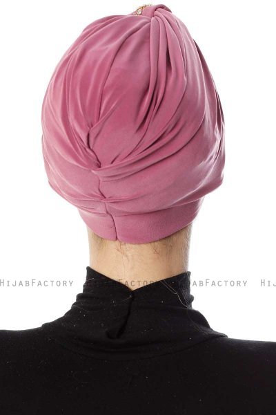 Bahar - Mørkrosa Turban