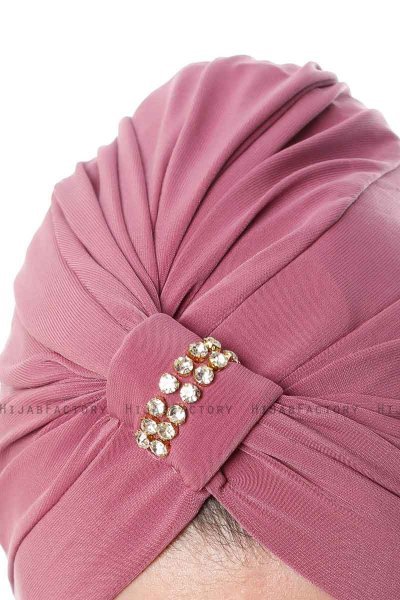 Bahar - Mørkrosa Turban