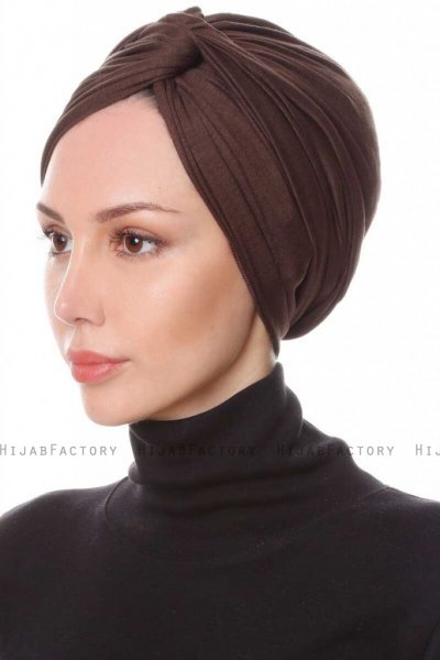 Belinay Brun Turban Ecardin 201808b