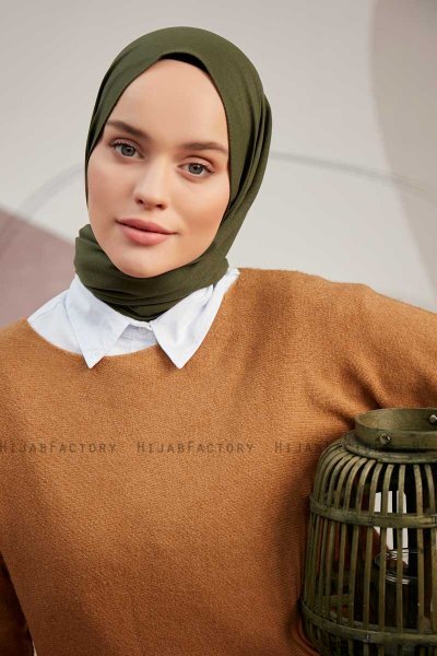 Ceyda - Khaki Cazz Hijab