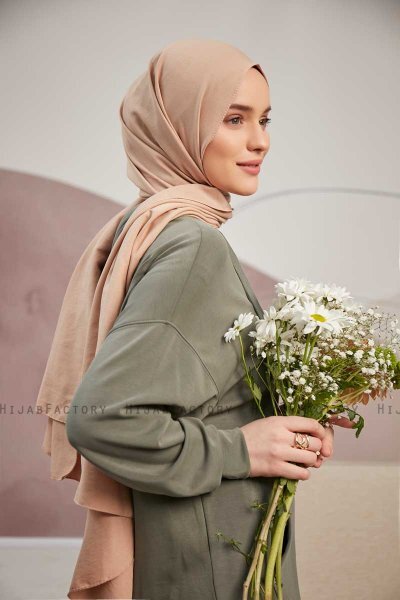 Ceyda - Mørk karamel Cazz Hijab