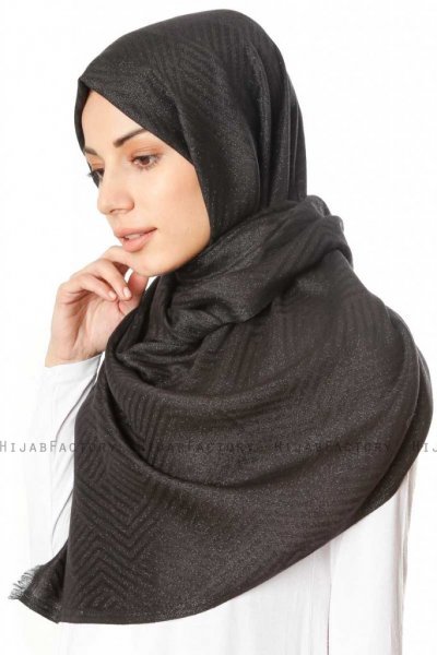 Caria - Sort Hijab - Madame Polo