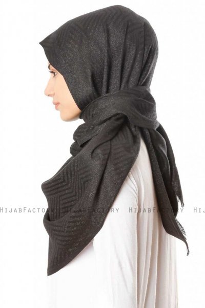 Caria - Sort Hijab - Madame Polo