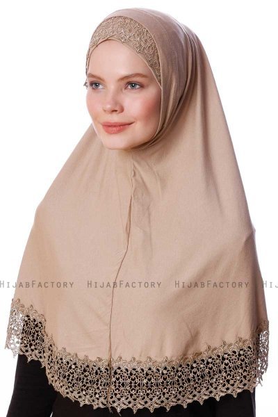 Ceylan - Beige 2-Piece Al Amira Hijab
