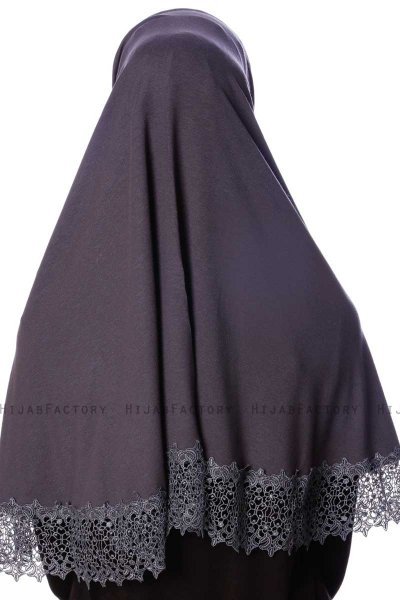 Ceylan - Mørkegrå 2-Piece Al Amira Hijab