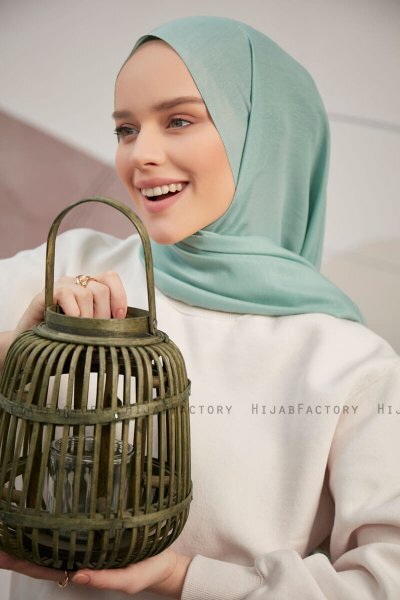 Silky Plain - Lysegrøn Hijab