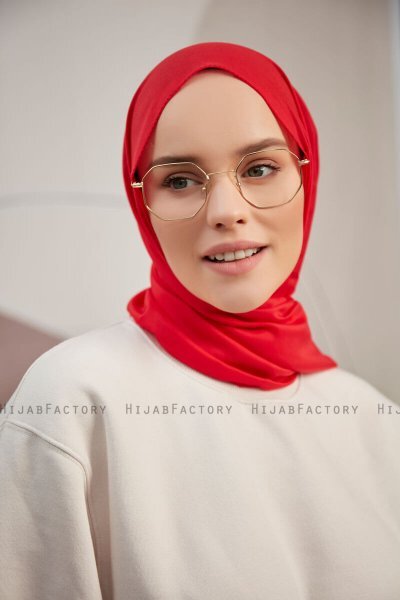 Silky Plain - Rød Hijab