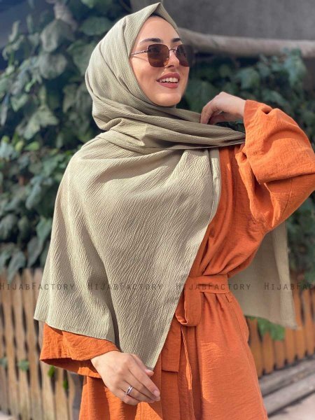 Daliya - Khaki Jazz Hijab - Mirach