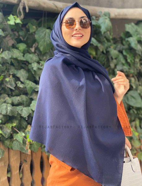 Daliya - Marine Blå Jazz Hijab - Mirach